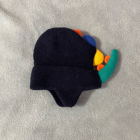 Kids Dinosaur Knit Beanie Hat - Picture 3 of 6